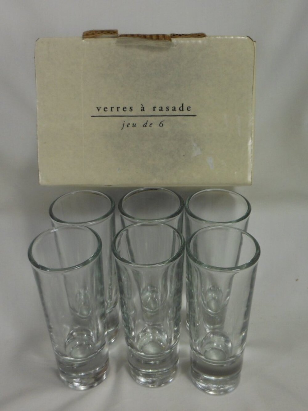 set of 6 Pier 1 Imports Verres a rasale shot glasses